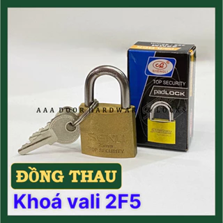 Ổ Khoá Vali Mini Đồng Thau 25mm 3 chìa khoá