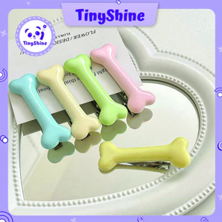 Kẹp Tóc Mái Và Đuôi Tóc Nữ Kiểu Dáng Xương Màu Sắc Đa Dạng Nữ Tính Hóm Hỉnh (TinyShine)