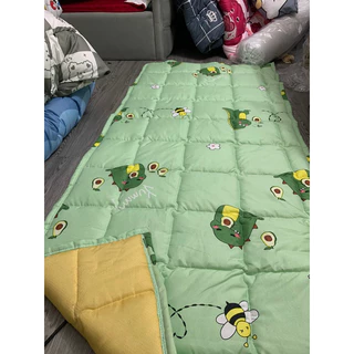 Nệm trải sàn 1 người nằm kích thước 90x200cm chất liệu cotton poly