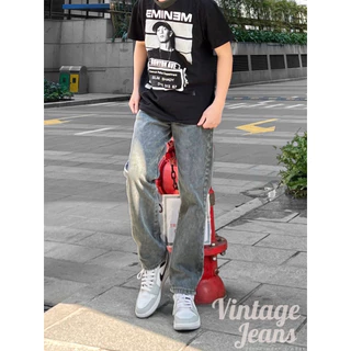 Quần Jeans Vintage Grey