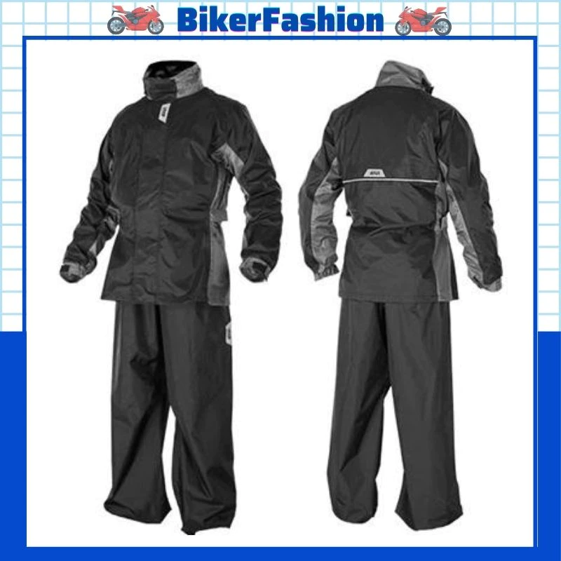 Áo Mưa Bộ GIVI RRS07 Chính Hãng Cao Cấp Có Phản Quang, Phù hợp cả Nam và Nữ