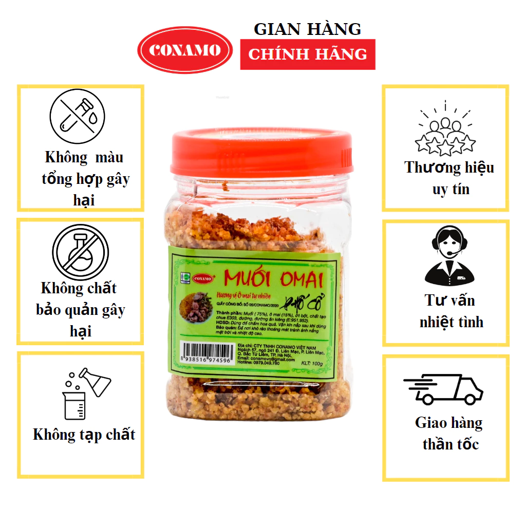 Muối ô mai chuẩn phố cổ Hà Nội xưa 100g chính hãng chấm là mê