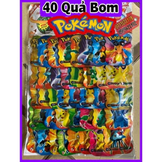 vỉ nỗ dẫm bằng nhựa 40 quả , bom nổ pokemon