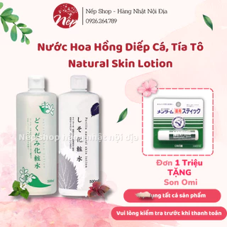 Nước hoa hồng tía tô/diếp cá dokudami chai 500ml hàng nội địa Nhật