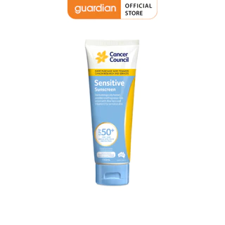 Kem Chống Nắng Dành Cho Da Nhạy Cảm Cancer Council Sensitive Sunscreen SPF 50+ 110ml