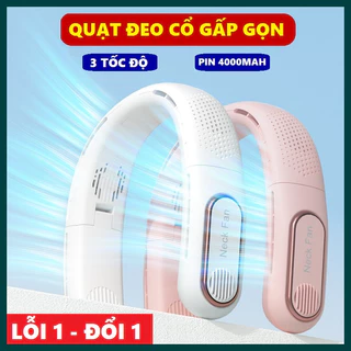 Quạt Làm Mát Đeo Cổ Neck Fan - A339, Công Nghệ Làm Lạnh Sau Gáy, Làm Mát 360 Độ