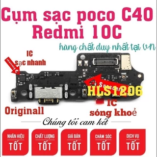 Cụm sạc Xiaomi Poco C40 Redmi 10C