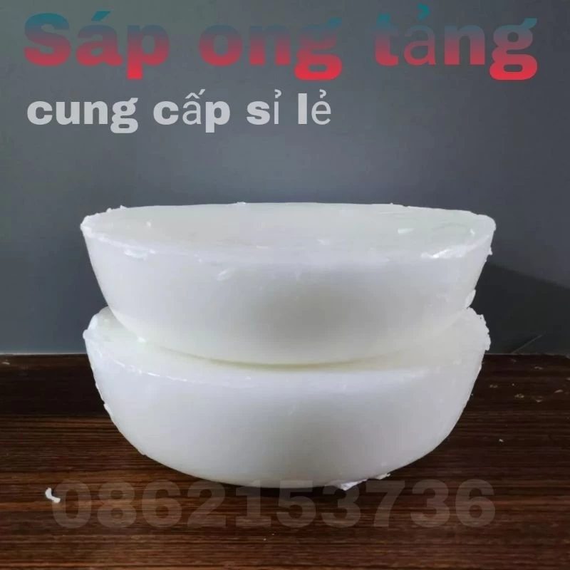 [ SIÊU RẺ ]  1KG  Sáp Ong tảng tự nhiên - Không tạo chất - nguyên liệu lằm nến an toàn