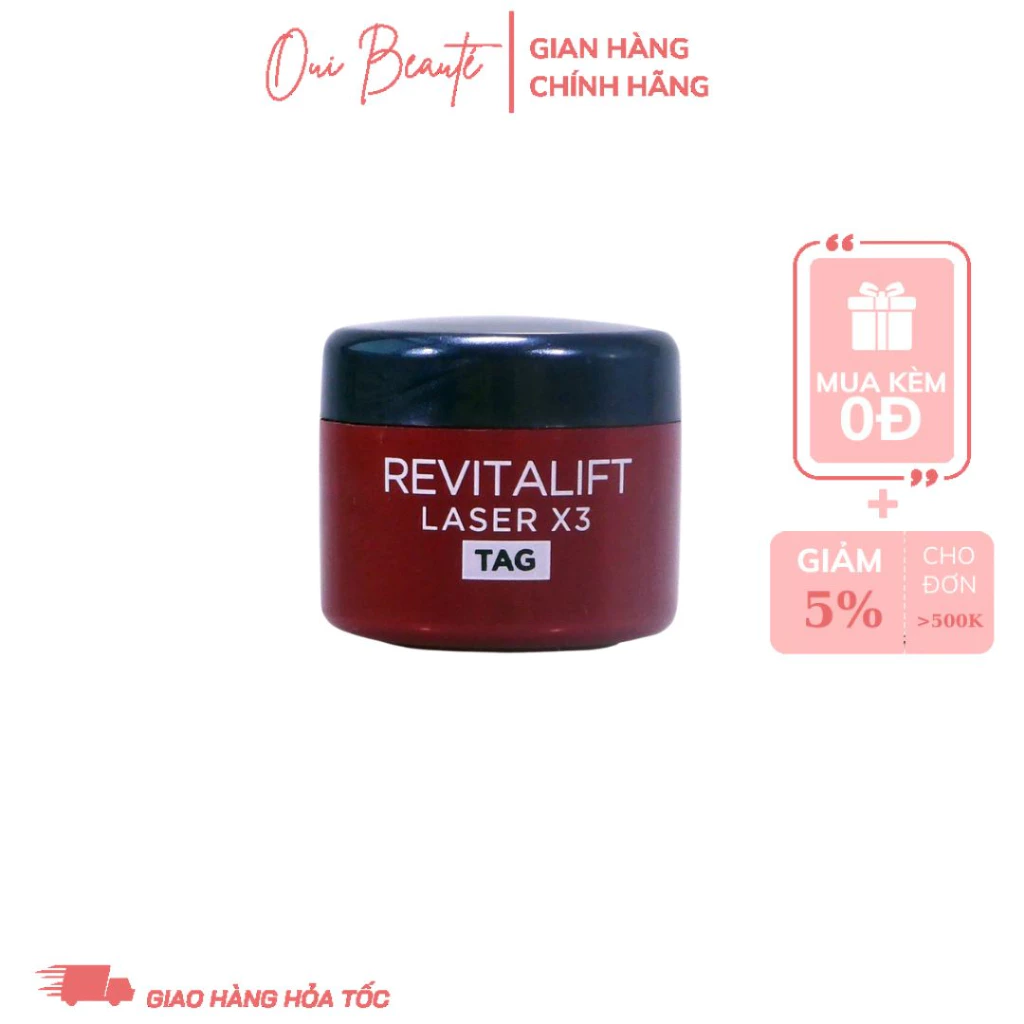 Kem dưỡng mini Loreal Revitalift laser x3 5ml Ouibeaute