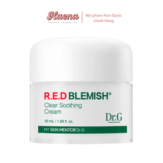 [Bill Hàn] Kem dưỡng Dr.G DrG Red Blemish Clear Soothing Cream 50ml