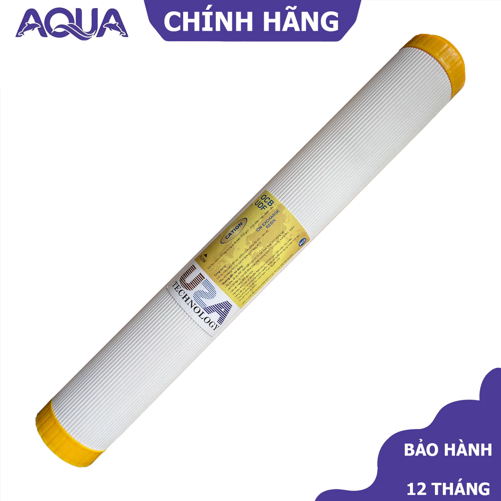 Lõi Lọc Cation 20 inch - Lõi Khử Đá Vôi - Làm Mềm Nước - Lõi lọc nước