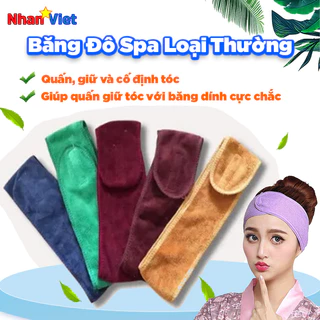 BĂNG ĐÔ SPA LOẠI THƯỜNG | Chất liệu khăn microfiber quấn tóc giá cực rẻ, băng dính cực chắc💖Freeship💖