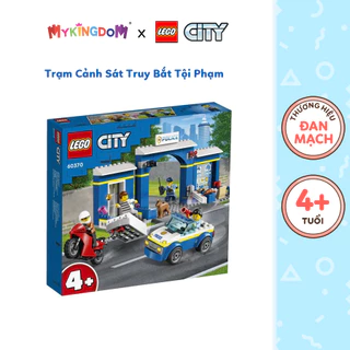 Đồ Chơi Lắp Ráp LEGO City Trạm Cảnh Sát Truy Bắt Tội Phạm 60370 (172 chi tiết)