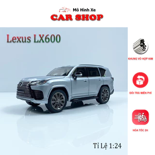 [Tặng biển số] Mô hình xe Lexus LX600 tỉ lệ 1:24 CHIMEI