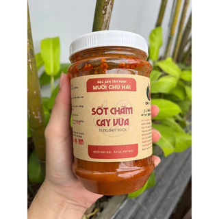 [New] Muối sốt chú Hải Cay Vừa 500gr chấm bánh tráng, trái cây, hải sản - Muối Tây Ninh