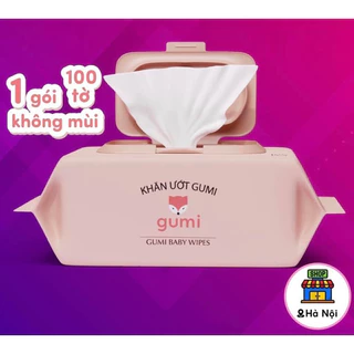 Khăn ướt Gumi không mùi an toàn cho bé