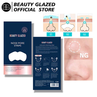 Mặt nạ lột mụn mũi làm sạch sâu Beauty Glazed luuran.qt2