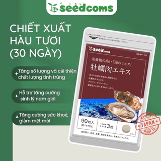 Viên uống bổ sung tinh chất hàu Seedcoms tăng cường sinh lý nam 30 ngày