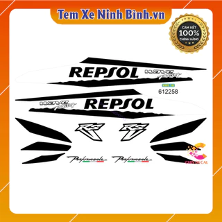 Tem rời WAVE ALPHA 100 & 50cc Phiên bản WAVE REPSOL ( Tem 3 lớp chống nước chống bay màu )