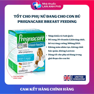 PREGNACARE BREAST FEEDING - Viên uống lợi sữa dành cho mẹ cho con bú.