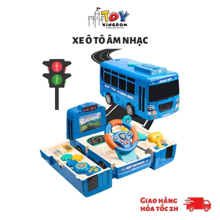 Đồ Chơi Xe Ô Tô Bus Xanh Âm Nhạc - Giúp Tăng Cường Sự Phát Triển Cho Trẻ