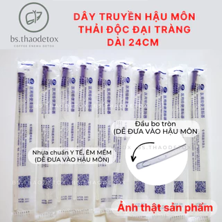 Combo 10 Dây truyền cà phê Enema thụt tháo đại tràng, ống nối hậu môn Cafe gerson