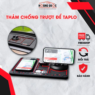 Thảm Đỡ Điện Thoại/ Chìa Khoá Chống Trượt Đa Năng Kiêm Bảng Ghi Số Điện Thoại Dùng Trên Ô Tô, Chất Liệu Silicon Cao Cấp