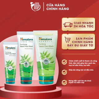 Sữa Rửa Mặt Dạng Gel Ngăn Ngừa Mụn Chiết Xuất lá Neem Himalaya Purifying Neem Face Wash