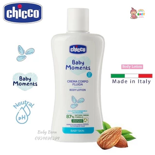 Sữa dưỡng thể chiết xuất Hạnh nhân Chicco 0M+ 200ml Baby Born shop