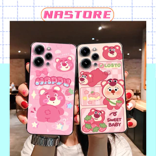 Ốp lưng Xiaomi Redmi 12 gấu dâu Lotso cute giá rẻ mới nhất cực đẹp