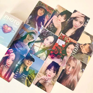 Lomo card BlackPink Hologram Thẻ bo góc Album Thần Tượng Kpop PHOTO CARD JISOO Tim Xanh