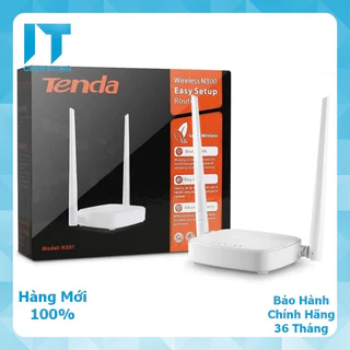 Bộ Phát Sóng Wifi Tenda N301 - Hàng Chính Hãng - Tenda Việt Nam Phân Phối