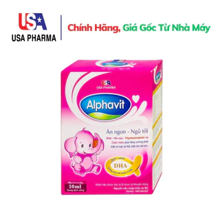 Alphavit ăn ngon ngủ tốt cho bé - Hộp 20 Ống x 10 ml