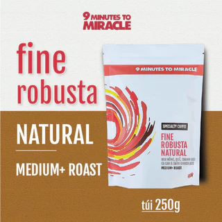 Cà Phê Fine Robusta Natural Đăk Lăk [83.92 điểm] | Cà phê rang nguyên chất phù hợp pha phin pha máy