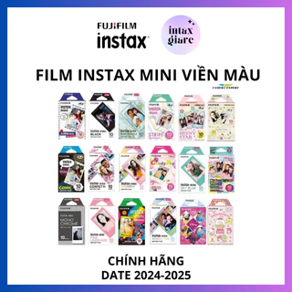 Film Instax Mini Viền màu - Giấy in ảnh cho máy chụp lấy liền Instax Mini - Chính hãng Nhật Bản - DATE XA