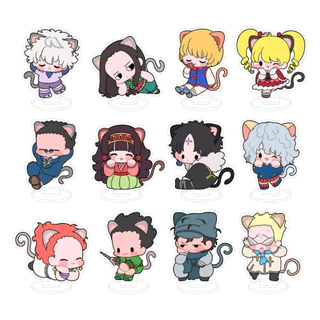 (3cm) Mô hình Standee Hunter × Hunter THỢ SĂN TÍ HON ver MÈO NHỎ tượng acrylic anime mica chibi xinh xắn