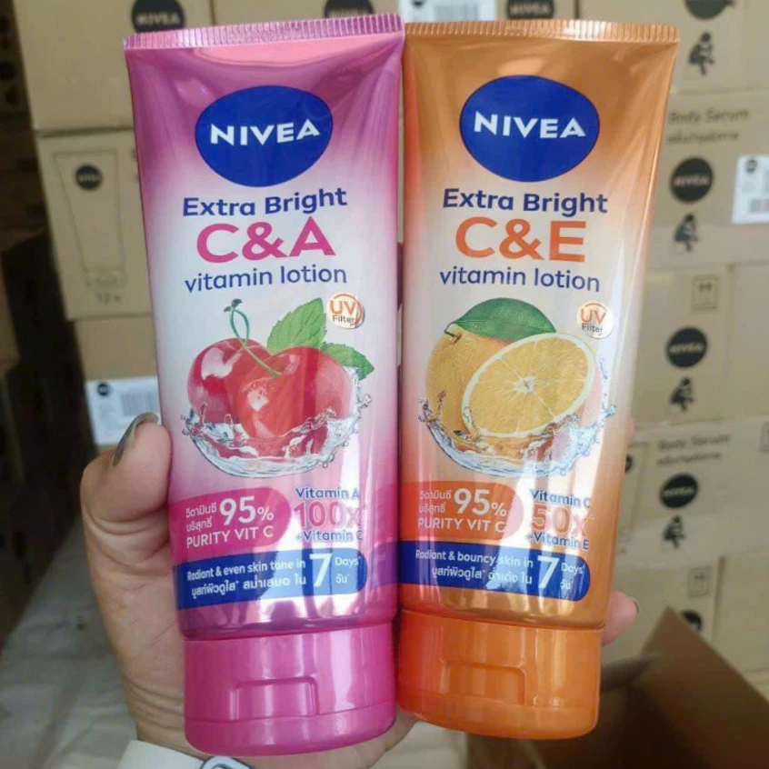 Dưỡng Thể Chống Nắng NIVEA 100X EXTRA WHITE C & A Thái Lan