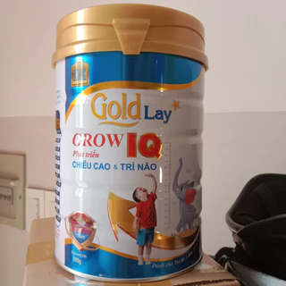 Sữa phát triển chiều cao và trí não goldlay grow IQ 900g