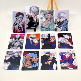 [51-100] Ảnh card bo góc Jujutsu Kaisen Chú thuật hồi chiến sưu tầm có bóc dán manga anime đồ 1k