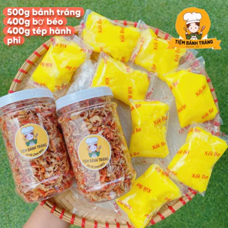 Combo bánh tráng phơi sương bơ muối tép hành phi COMBO 115k_LĨNH BEO