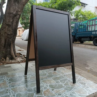 bảng menu 2 mặt 60 x 120 màu nâu