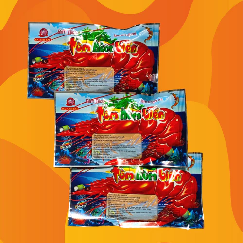 Snack tôm hùm biển siêu cay đồ ăn vặt cổng trường cực hot