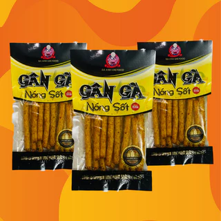 10 gói Snack gân gà nóng sốt ăn vặt cay ngon đồ ăn vặt cổng trường hấp dẫn