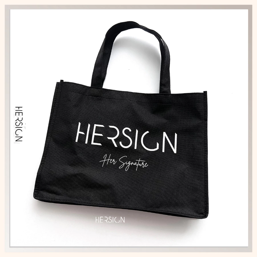 [HERSIGN] Túi vải không dệt tái sử dụng nhiều lần HERSIGN-TV01 BST HERSIGN BEST SELLER