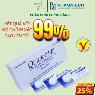 Que Thử Thai Nhanh QuickStrip - Que Thử Phát Hiện Thai Sớm, Tiện Lợi - Dễ Sử Dụng - 99%