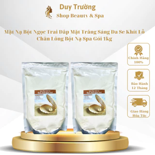 Mặt Nạ Bột Ngọc Trai Đắp Mặt Trắng Sáng Da Se Khít Lỗ Chân Lông Bột Nạ Spa Gói 500g - 1kg ( Cao Cấp )