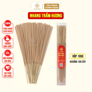 Nhang cây trầm hương đốt xông nhà tẩy uế đồ thờ cúng phong thủy Sơn Mộc Hương