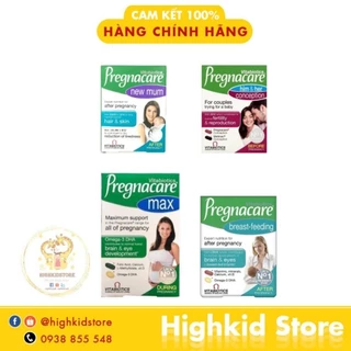 Bộ sản phẩm Pregnacare sau sinh, Pregnacare max, new mum, him her chăm sóc mẹ bầu