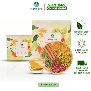 Trà Thảo Mộc Cúc Hồng First Tea, Set 15 Gói, Set 30 Gói