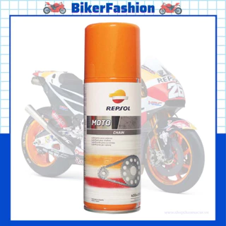 Xịt Dưỡng Sên REPSOL Moto Chain Lube 400ML, Chai Vệ Sinh Sên, Dưỡng Xích Bôi Trơn Sên Xe Máy Chuyên Nghiệp